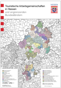 Karte_Touristische Arbeitsgemeinschaften in Hessen